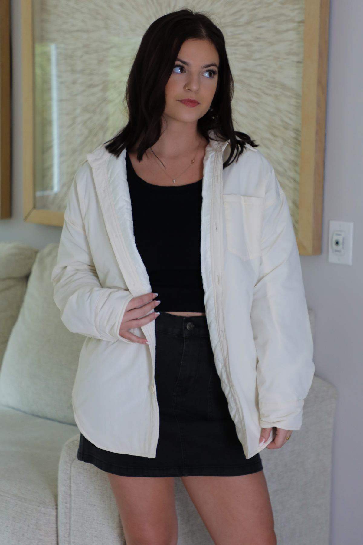 Let You Go Jacket: Ivory