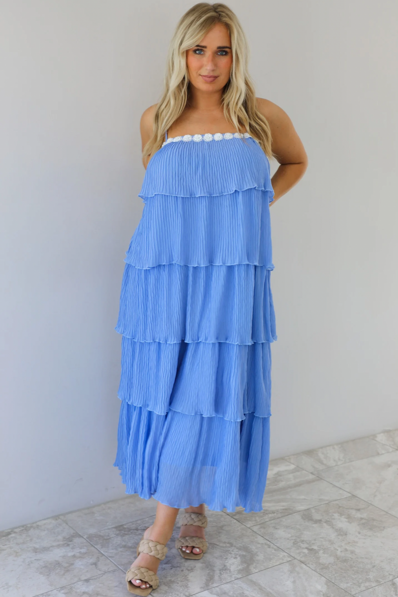 Blue rain clothing dress online