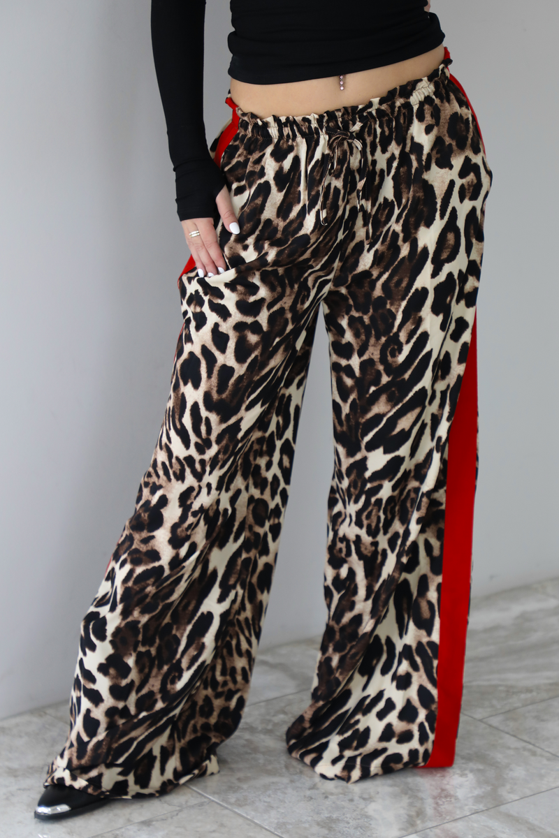 Remind You Pants: Leopard/Red