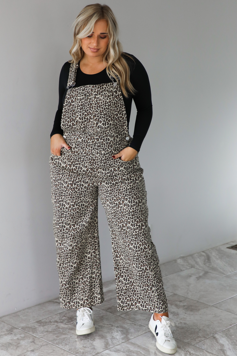 Keep It Real Overalls: Leopard