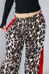 Remind You Pants: Leopard/Red