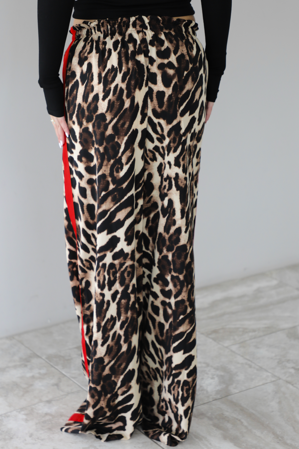 Remind You Pants: Leopard/Red