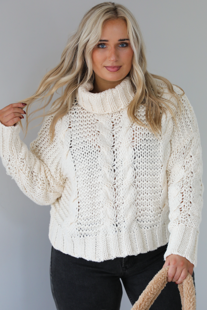 Now You Know Sweater: Ivory