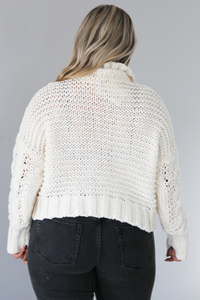 Now You Know Sweater: Ivory