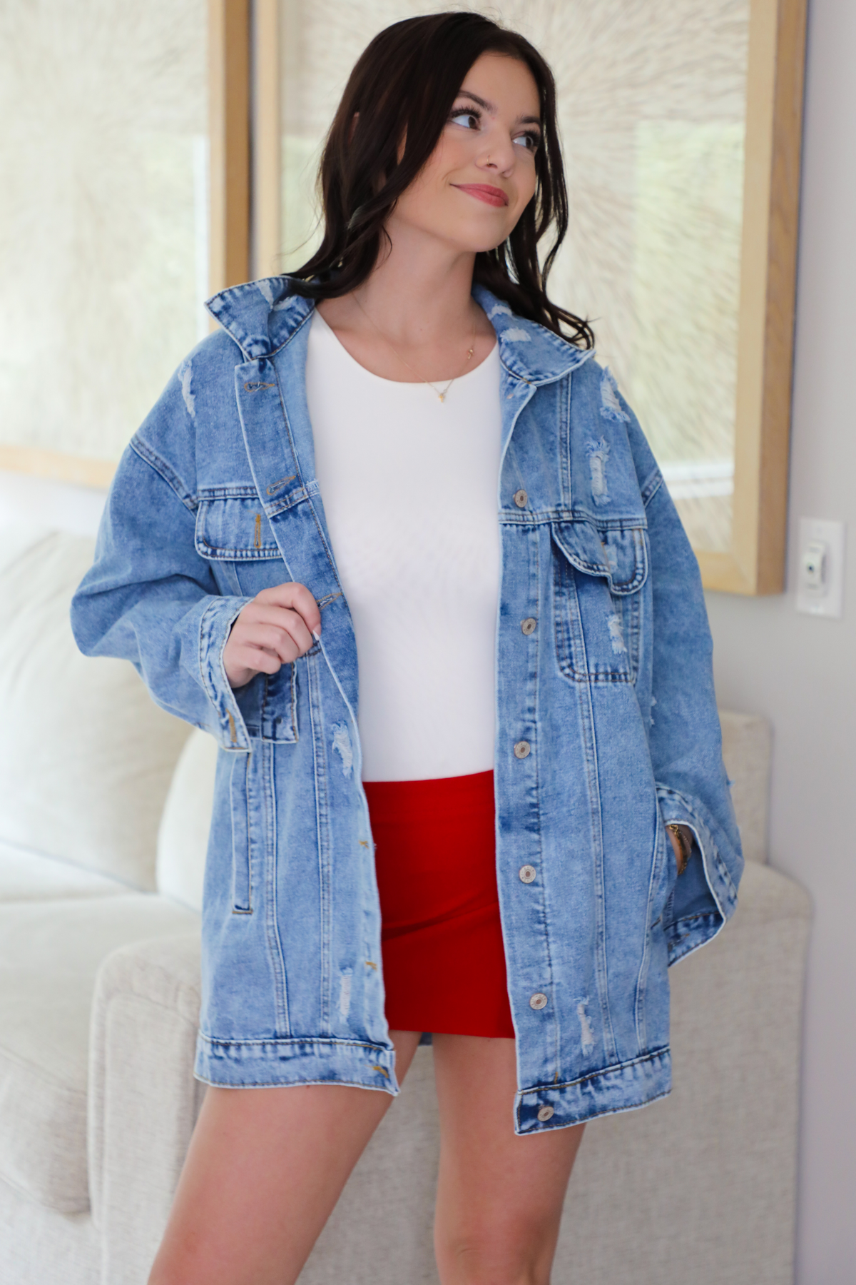 A New Spin Oversized Denim Jacket