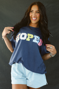 Lasso's Hope's Tee: Blue/Multi