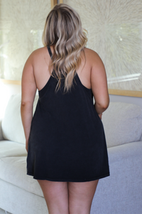 It’s A Vibe Dress: Distressed Black