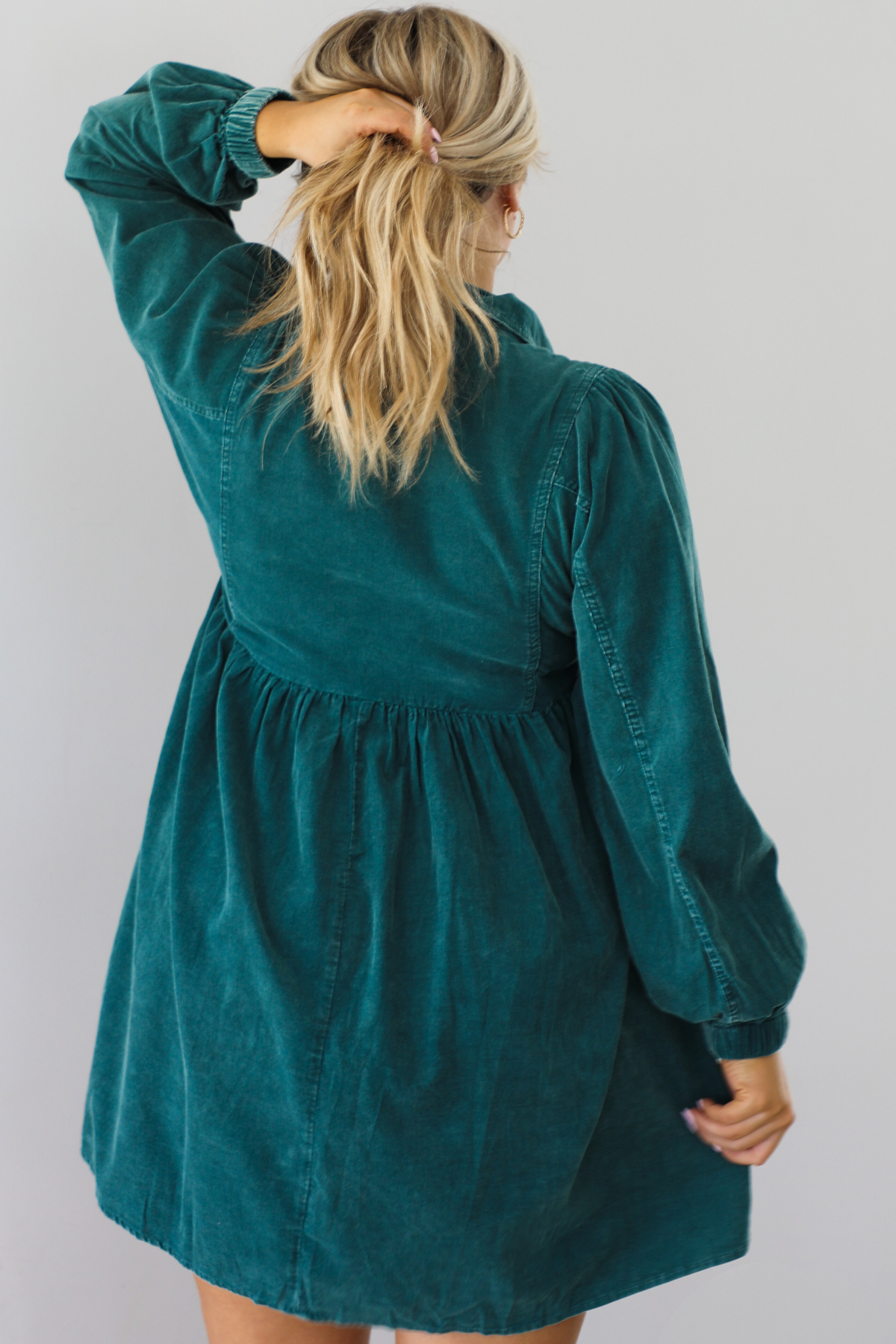 Figure It Out Dress: Dark Teal