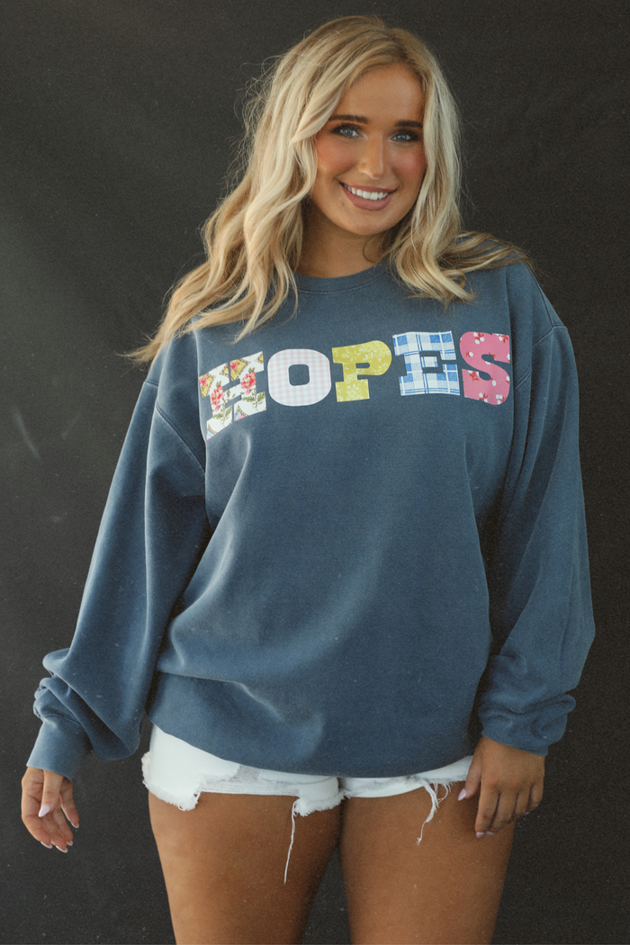 PRE-ORDER: Lasso's Hope's Sweater: Blue/Multi