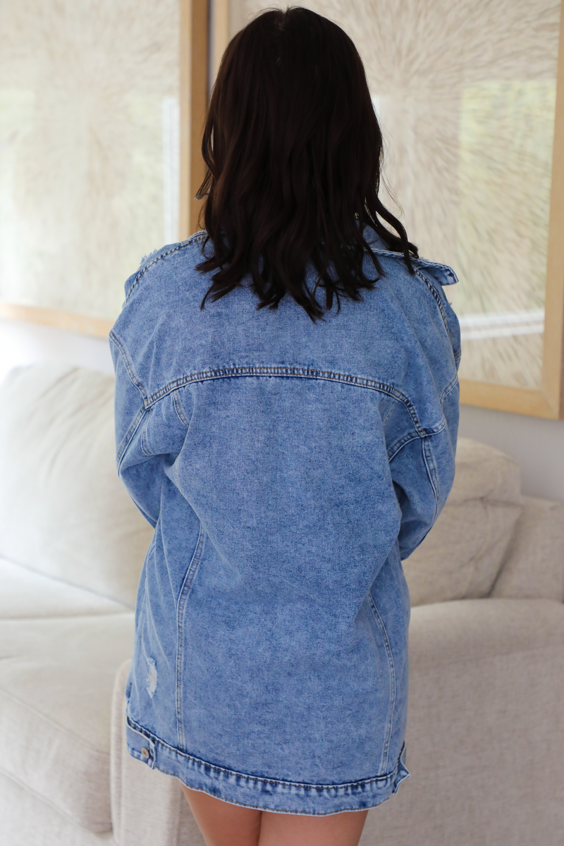 A New Spin Oversized Denim Jacket