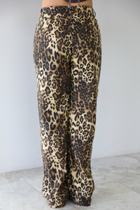 Take Me Back Pants: Leopard