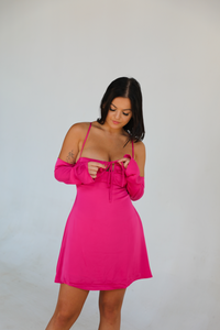 Pretty In Pink Dress: Fuchsia