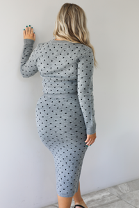 Polka Dot Cutie Set: Grey/Black