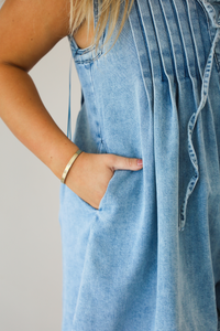 Texas Romper: Denim