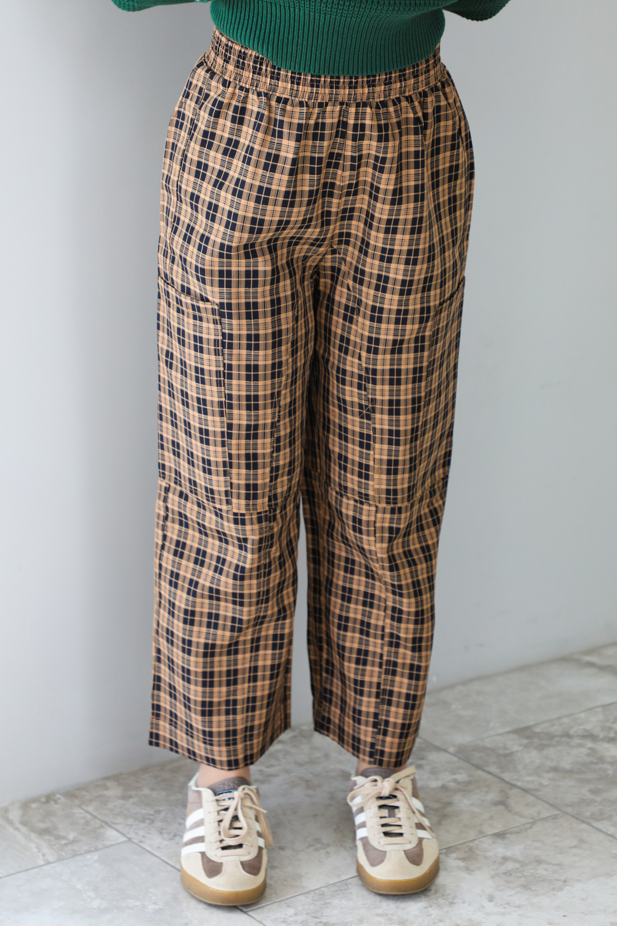 Basically Plaid Pants: Brown/Black