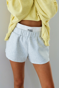 Last Chance Shorts: Heather Grey/White