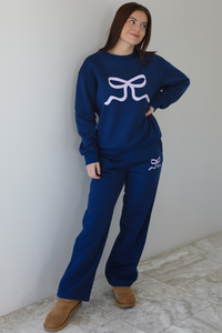 Living Comfy Set: Navy/Lilac