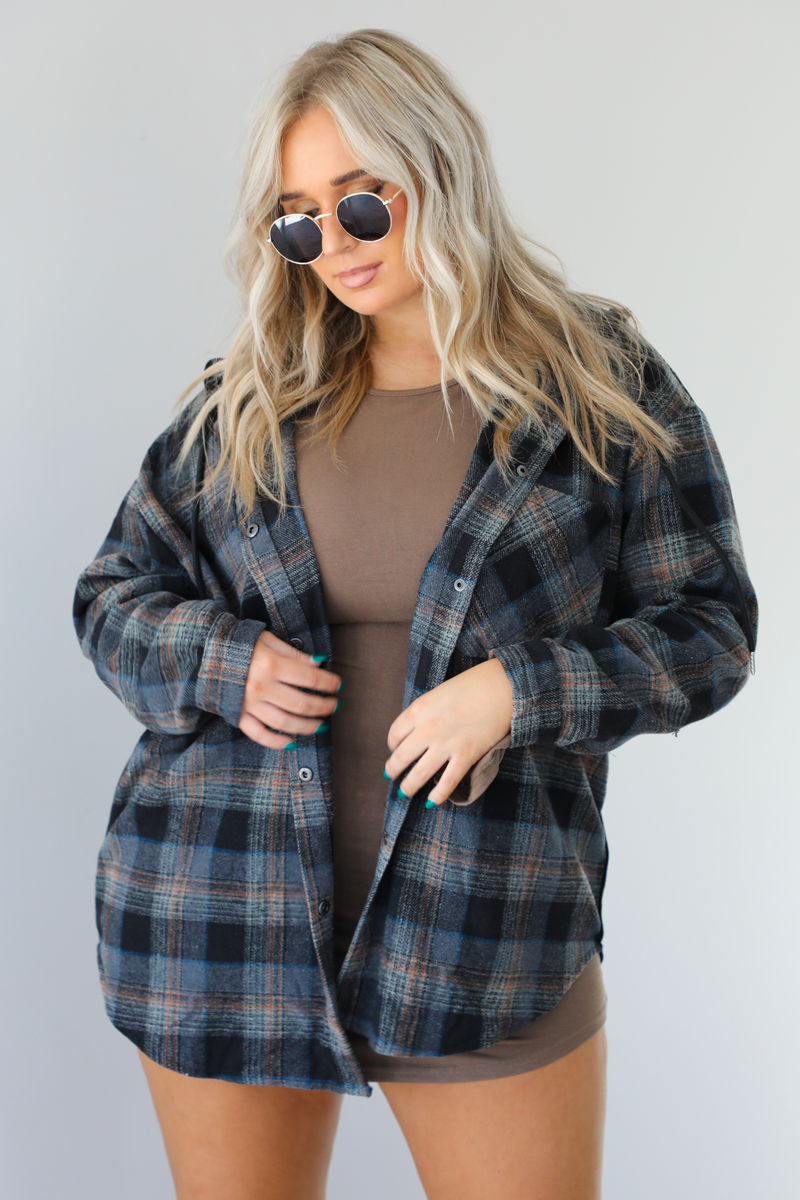 Apple Picking Shacket: Plaid