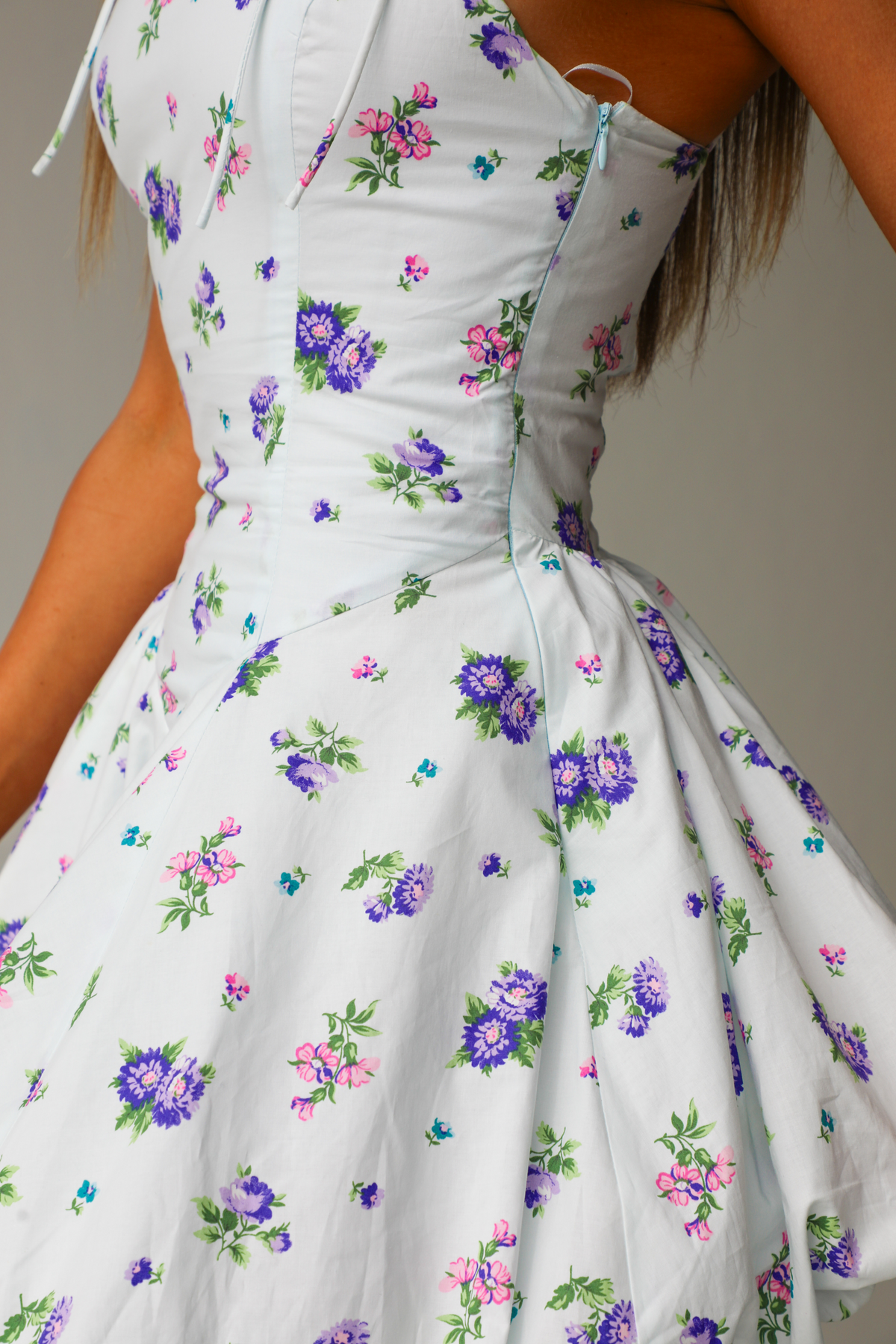 Beauty In Bloom Dress: Baby Blue