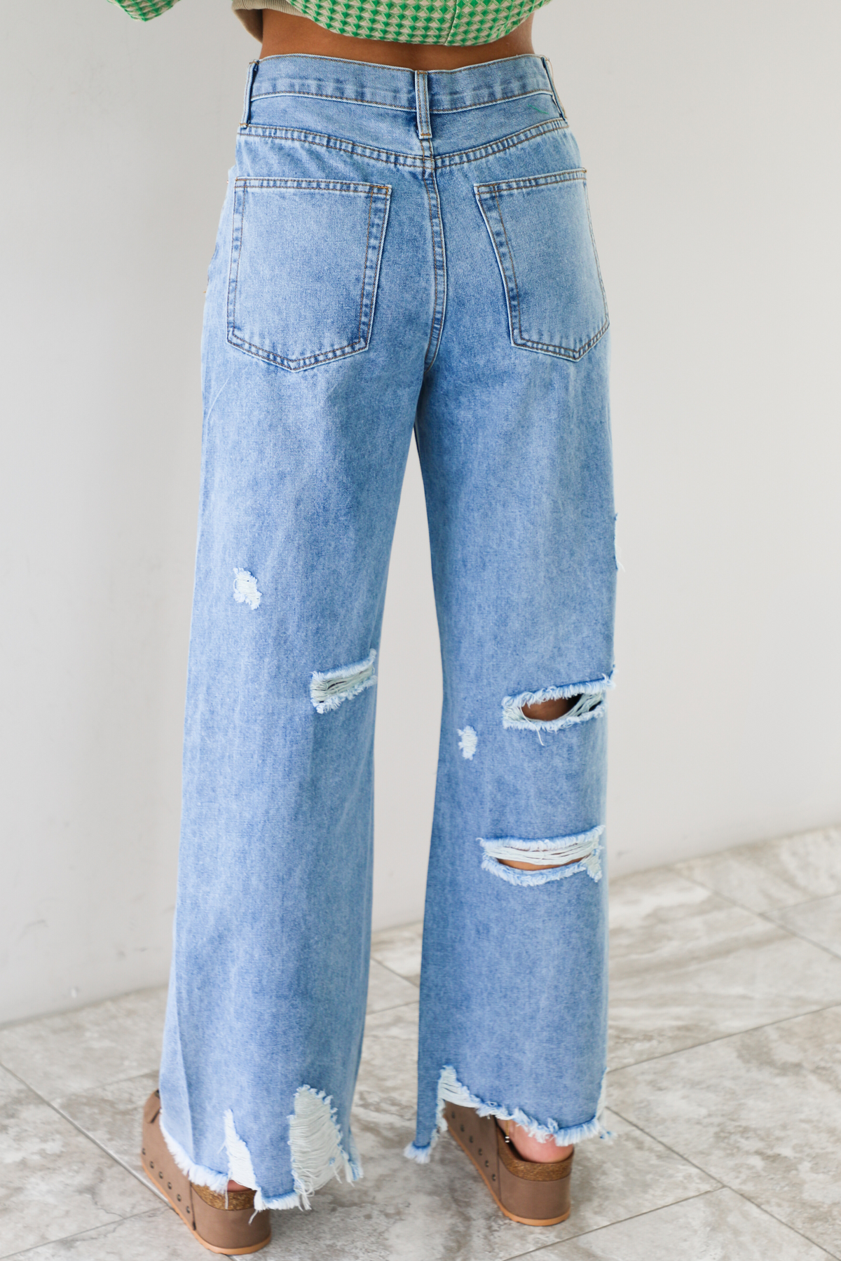 Jordan Mid Rise Jeans: Denim