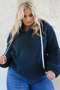 Casual Cutie Pull-Over: Navy