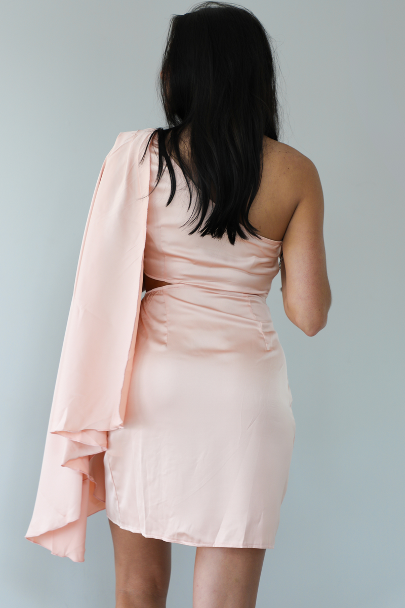 Toss The Bouquet Dress: Peach