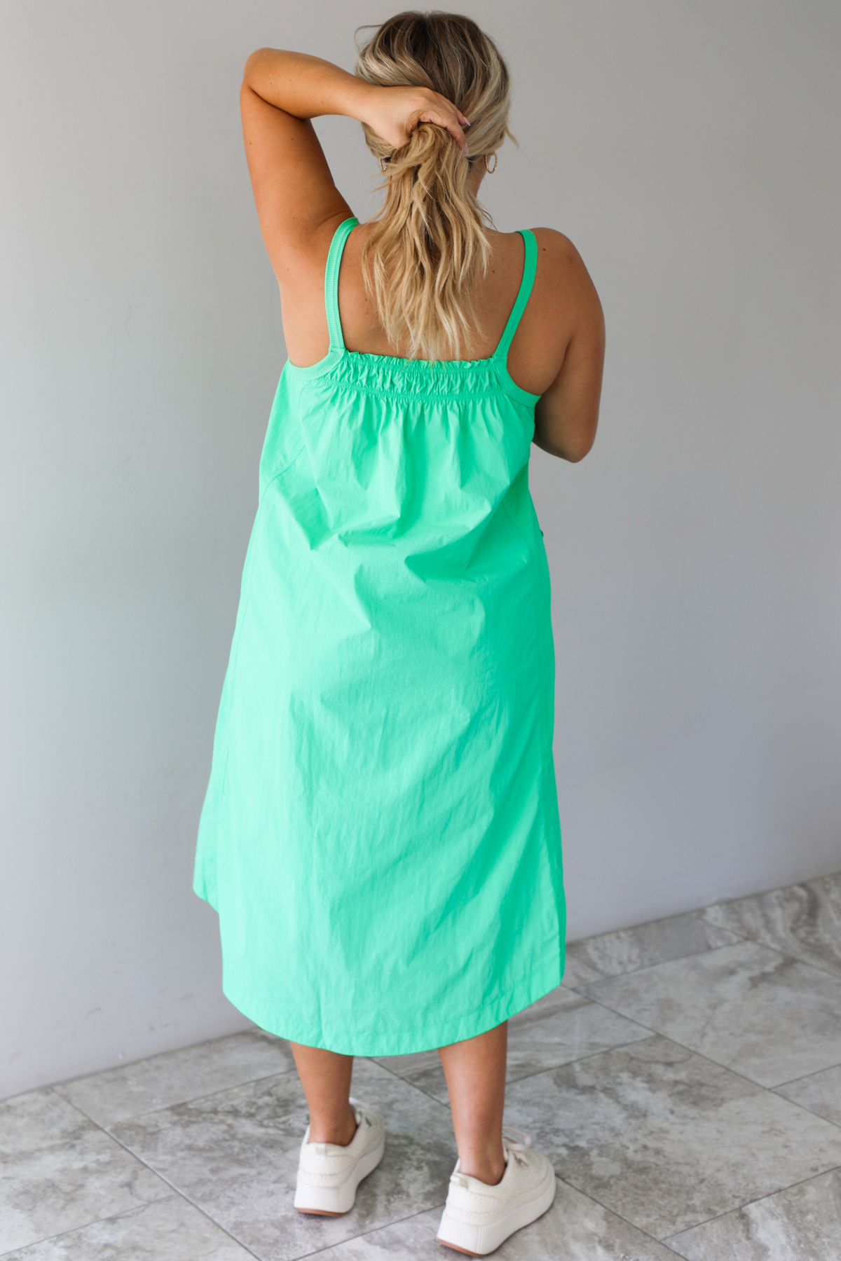 Frolic In The Sun Midi Dress: Spearmint