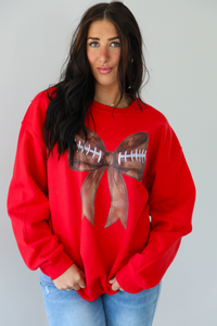 Game Time Sweatshirt: Red/Multi