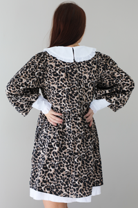 Starting New Dress: Leopard/White