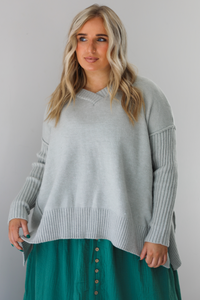 Campfire songs Sweater: Grey