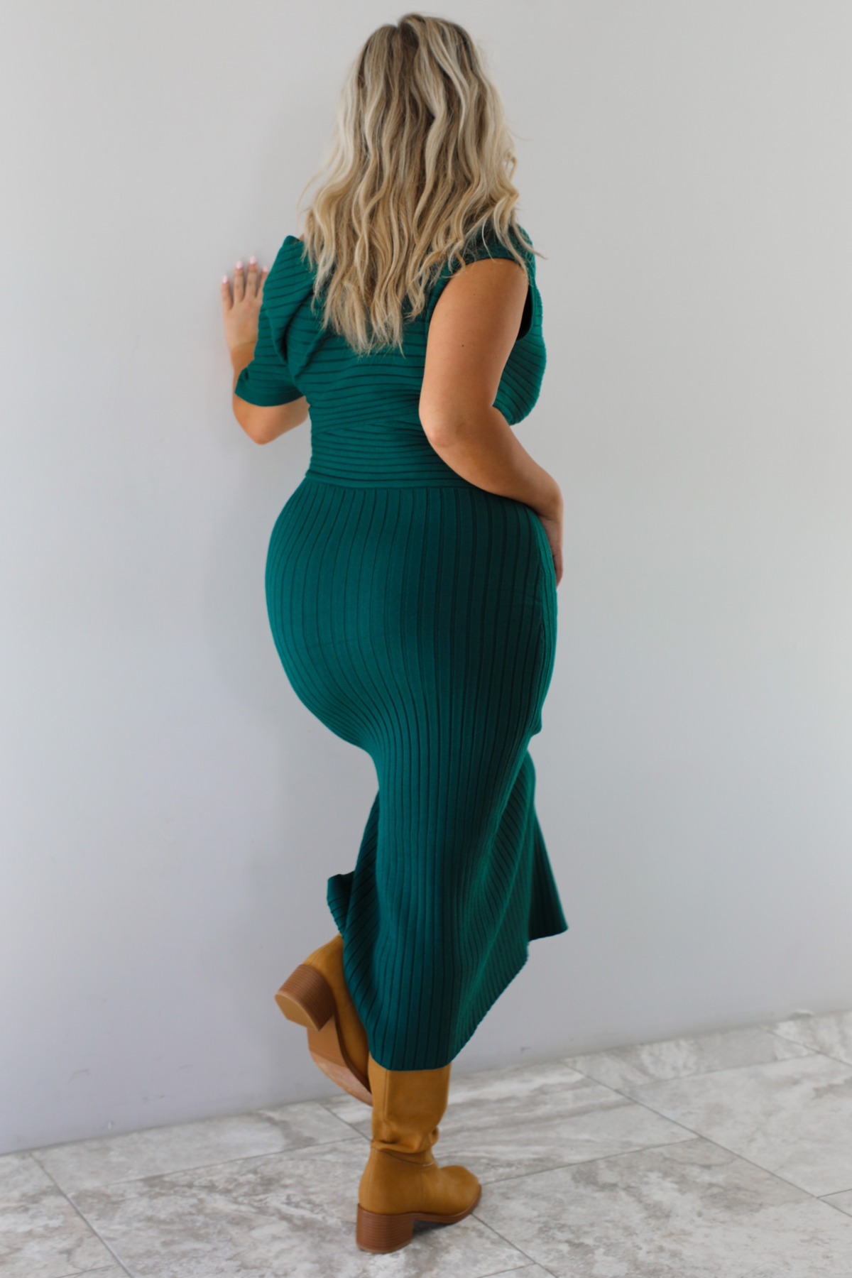 Something Else Maxi Dress: Green