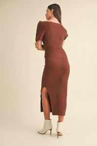 Something Else Maxi Dress: Brown